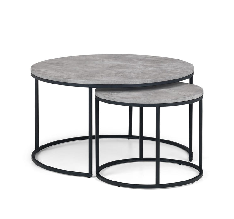 Staten Round Nesting Coffee Table Coffee Table Julian Bowen V2 