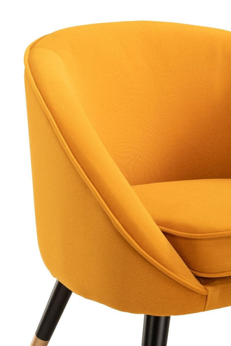 Oakley Tub Chair-Mustard Chairs Derrys 