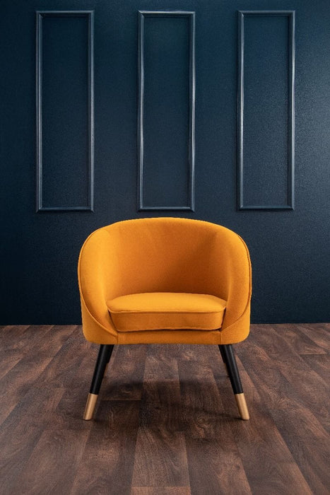 Oakley Tub Chair-Mustard Chairs Derrys 