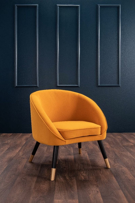 Oakley Tub Chair-Mustard Chairs Derrys 