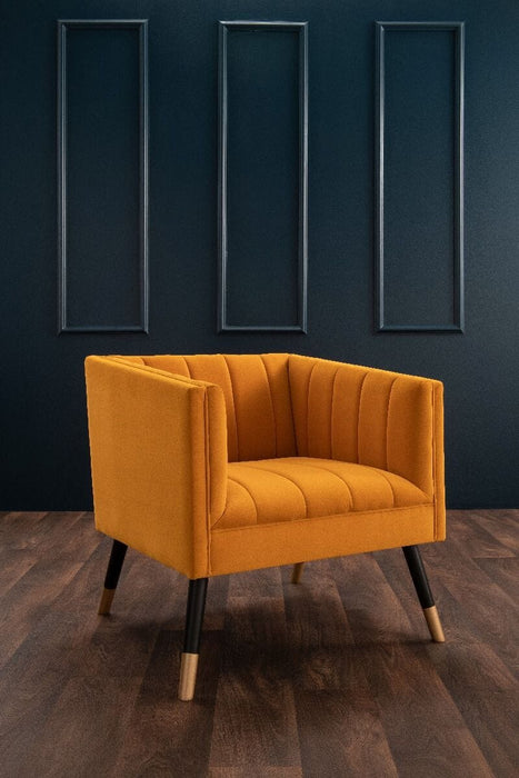 Jackson Tub Chair-Mustard Chairs Derrys 