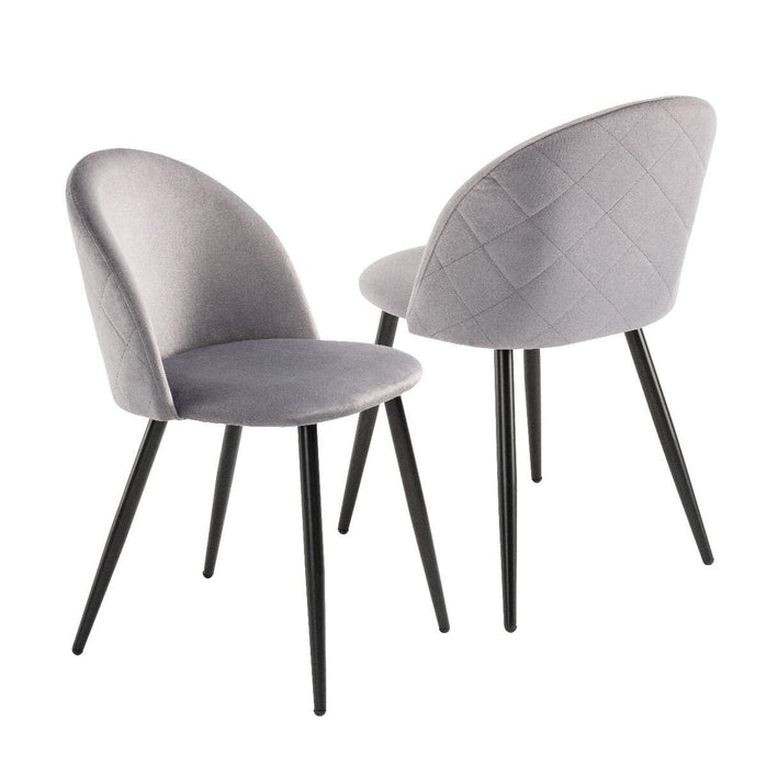 Lotus Chair- Navy Grey (Set of 4) Chairs Derrys 