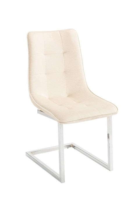 Ollie Dining Chair - Cream (Set of 2) Chairs Derrys 