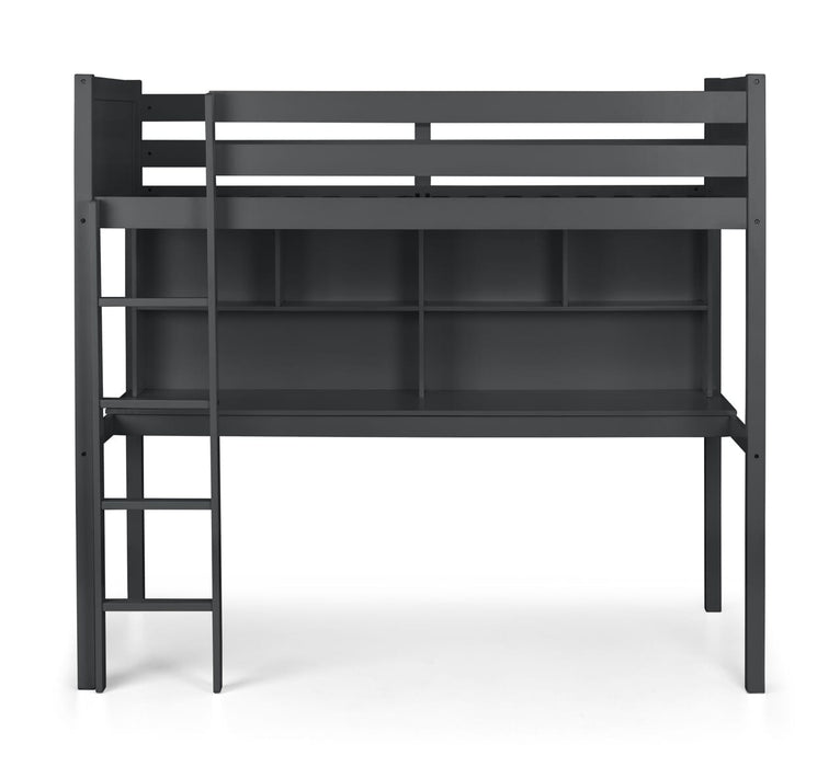 Titan Highsleeper Anthracite Bunk Beds Julian Bowen V2 