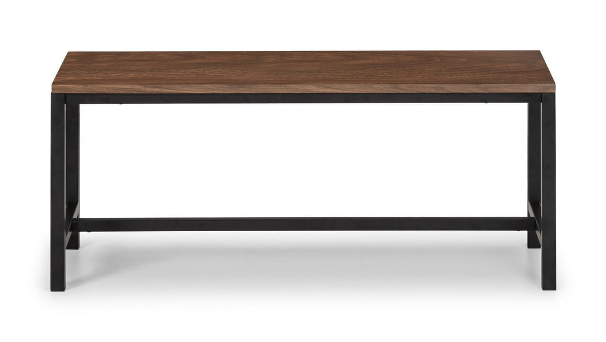 Tribeca Bench - Walnut Dining Bench Julian Bowen V2 