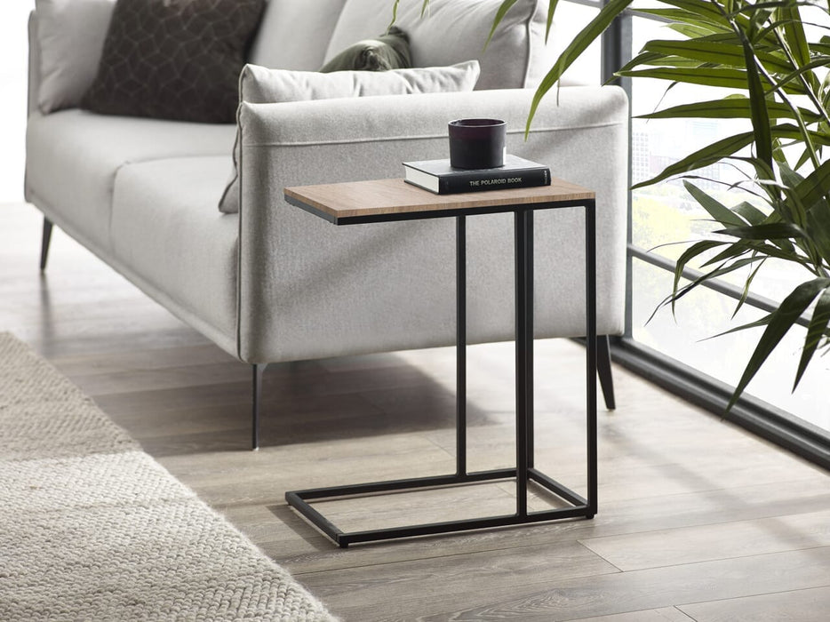 Tribeca Drinks Table Sonoma Oak accent table Julian Bowen V2 