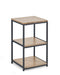 Tribeca Tall Narrow Side Table Sonoma Oak Side Table Julian Bowen V2 