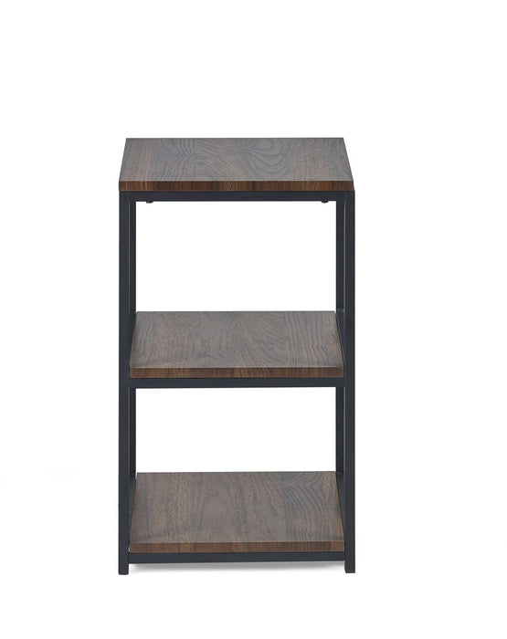 Tribeca Tall Narrow Side Table Walnut Side Table Julian Bowen V2 