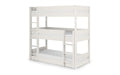 Trio Triple Stacker Bunk- Surf White Bunk Beds Julian Bowen V2 