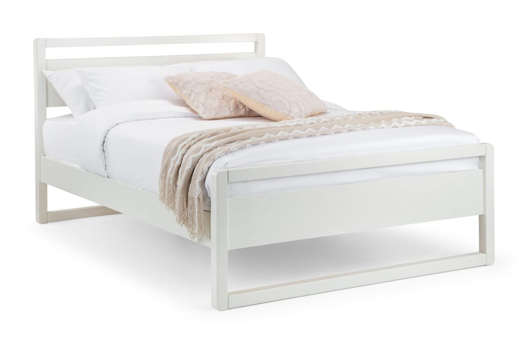 Venice Bed Frame 135Cm - Surf White Bed frames Julian Bowen V2 