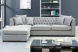 Grey Chester Corner Suite-Left Sofas Derrys 