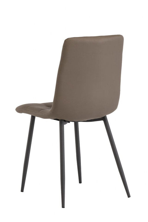 LIVINGSTON DINING CHAIR - LIGHT TAUPE/BLACK LEG Dining Chair supplier 120 