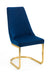 Vittoria Cantilever Dining Chair - Blue Dining Chairs Julian Bowen V2 