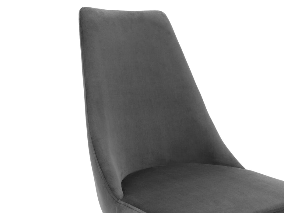 Vittoria Cantilever Dining Chair - Grey Dining Chairs Julian Bowen V2 