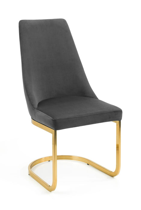 Vittoria Cantilever Dining Chair - Grey Dining Chairs Julian Bowen V2 