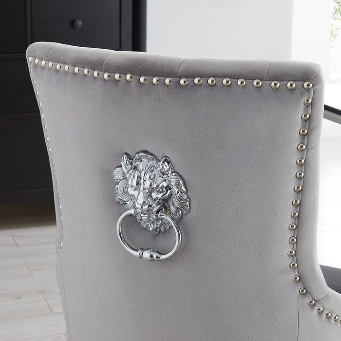 Lion Dining Chair Silver Dining Chair Derrys 